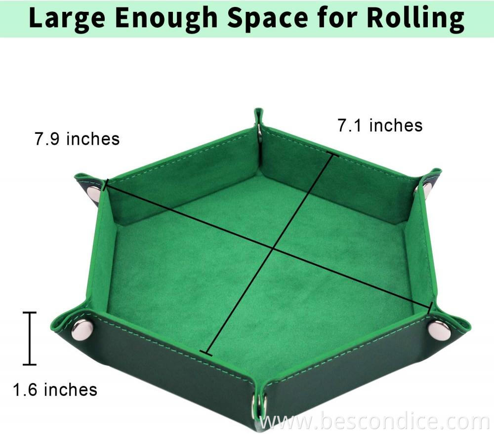 Hexagon Dice Rolling Tray 3 Hexagon Dice Rolling Tray 3